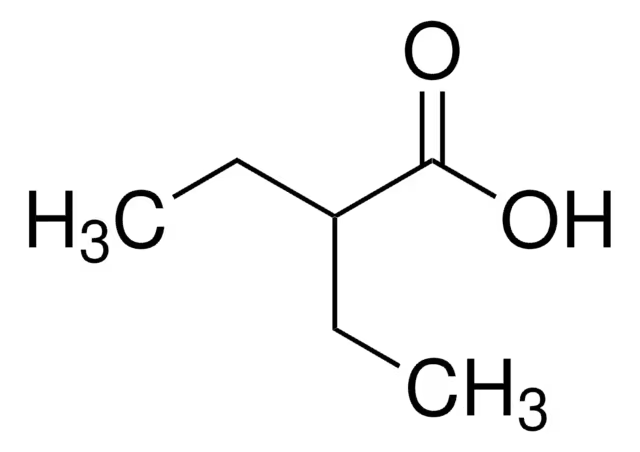 2-Ethylbutyric acid structure, CAS 88-09-5