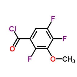 2,4,5-Trifluoro-3-methoxybenzoyl chloride structure, CAS 112811-66-2