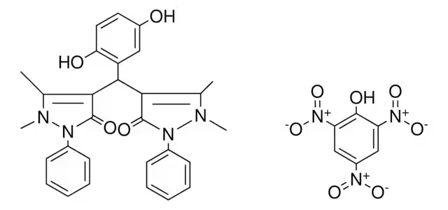 Picric acid structure, CAS 88-89-1