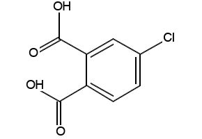 4-Chlorophthalic acid structure, CAS 89-20-3