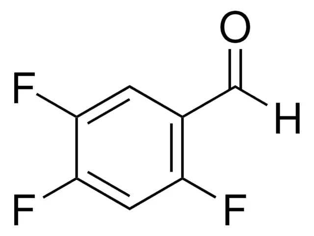 2,4,5-Trifluorobenzaldehyde structure, CAS 165047-24-5