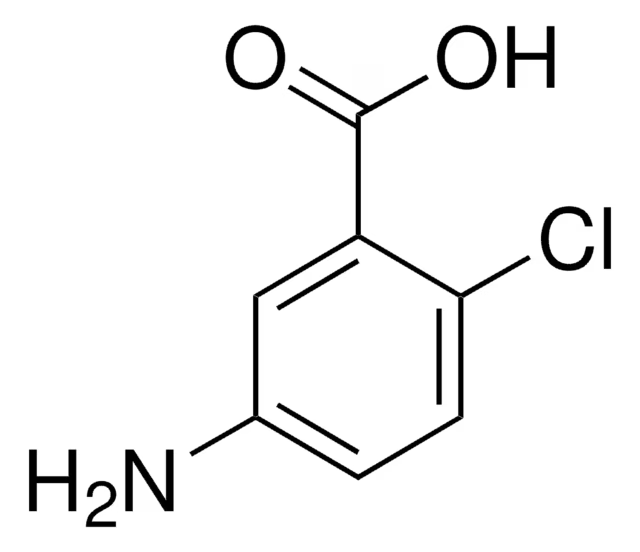 5-Amino-2-chlorobenzoic acid structure, CAS 89-54-3