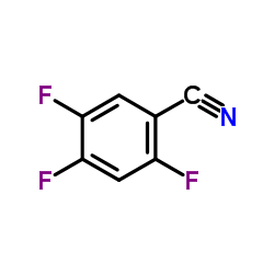 2,4,5-Trifluorobenzonitrile structure, CAS 98349-22-5