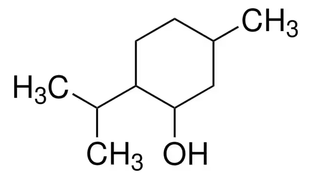 DL-Menthol structure, CAS 89-78-1