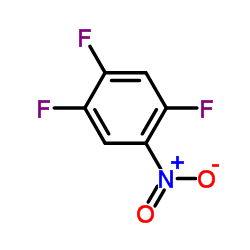 2,4,5-Trifluoronitrobenzene structure, CAS 2105-61-5