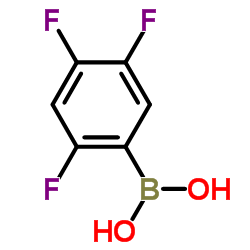 2,4,5-Trifluorophenylboronic acid structure, CAS 247564-72-3