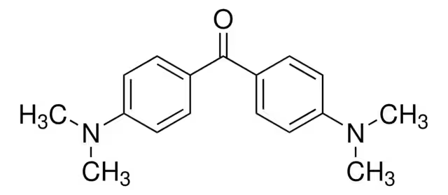 4,4'-Bis(dimethylamino)benzophenone structure, CAS 90-94-8