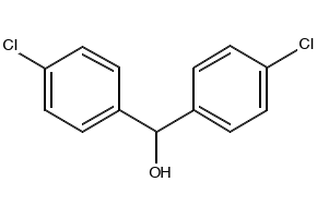 4,4'-Dichlorobenzhydrol structure, CAS 90-97-1