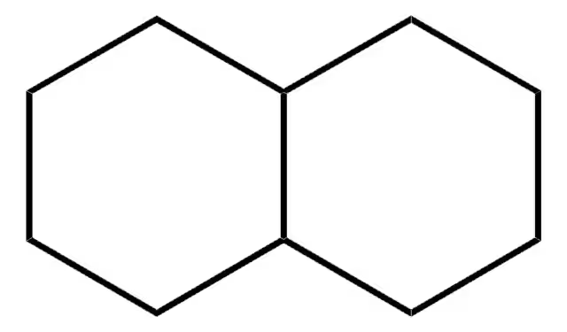 Decahydronaphthalene structure, CAS 91-17-8