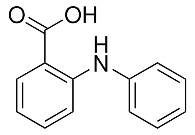 N-Phenylanthranilic acid structure, CAS 91-40-7