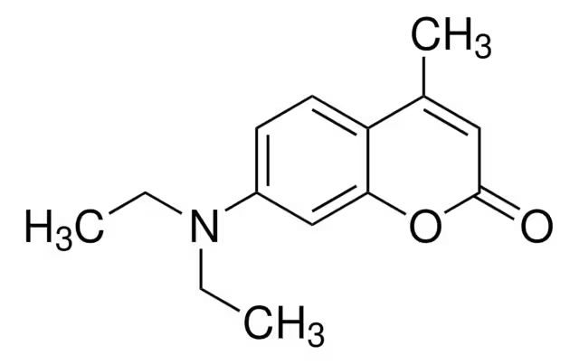 7-Diethylamino-4-methylcoumarin structure, CAS 91-44-1