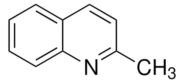 Quinaldine structure, CAS 91-63-4
