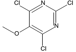 2,4,6-Trichloro-5-methylpyrimidine structure, CAS 1780-36-5