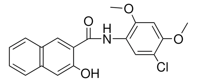 N-(2-Hydroxynaphthoyl)-2,4-dimethoxy-5-chloroanilide structure, CAS 92-72-8