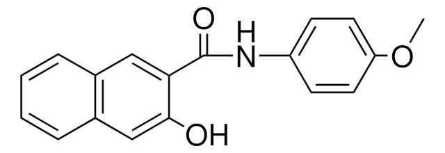 3-Hydroxy-4'-methoxy-2-naphthanilide structure, CAS 92-79-5