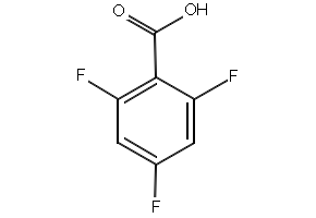 2,4,6-Trifluorobenzoic acid structure, CAS 28314-80-9