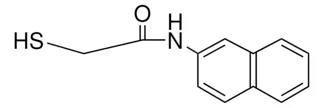 2-Mercapto-N-(2-naphthyl)acetamide structure, CAS 93-42-5