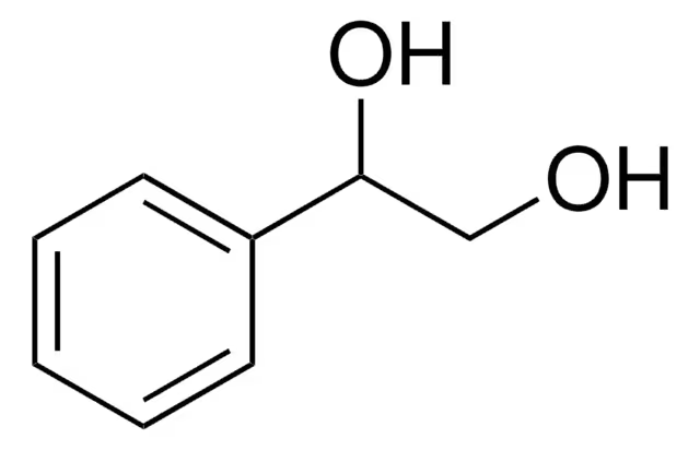 1-Phenyl-1,2-ethanediol structure, CAS 93-56-1