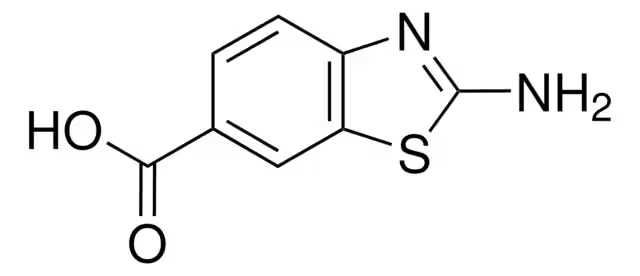 2-Aminobenzothiazole-6-carboxylic acid structure, CAS 93-85-6