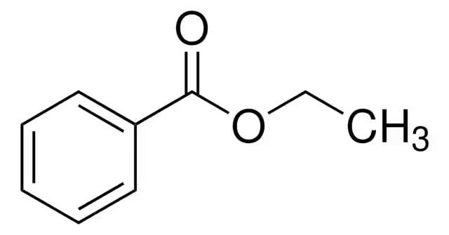 Ethyl benzoate structure, CAS 93-89-0