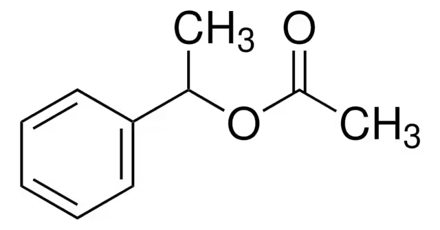 Styralyl acetate structure, CAS 93-92-5