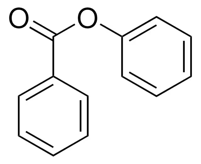 Phenyl benzoate structure, CAS 93-99-2