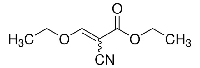 Ethyl (ethoxymethylene)cyanoacetate structure, CAS 94-05-3