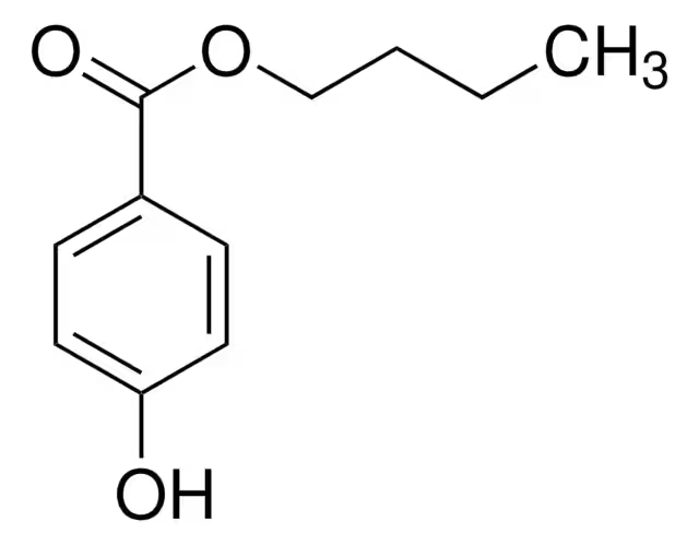 Butylparaben structure, CAS 94-26-8