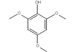 2,4,6-Trimethoxyphenol structure, CAS 20491-92-3