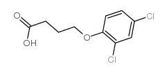 2,4-Dichlorophenoxybutyric acid structure, CAS 94-82-6