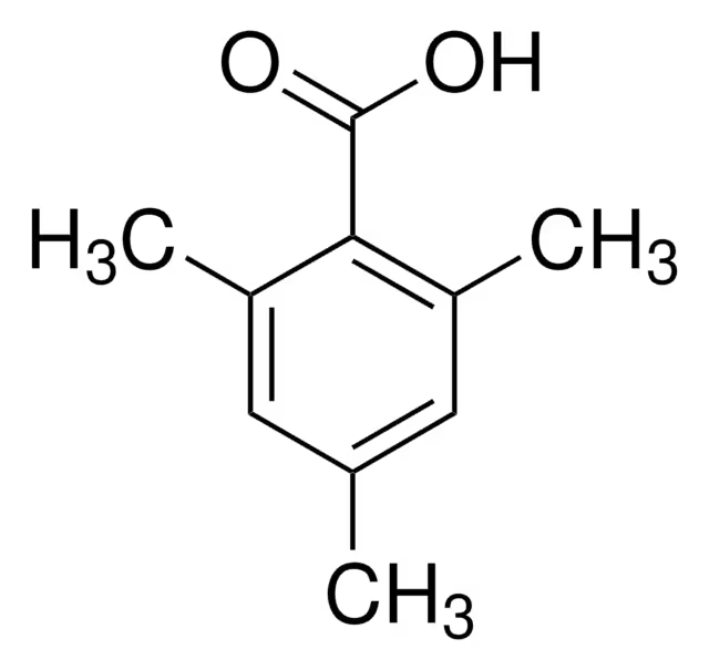 2,4,6-Trimethylbenzoic acid structure, CAS 480-63-7