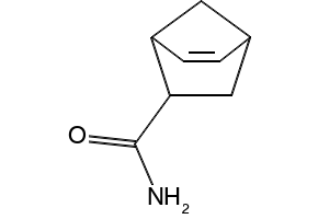 5-Norbornene-2-carboxamide structure, CAS 95-17-0
