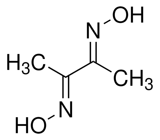 Dimethylglyoxime structure, CAS 95-45-4