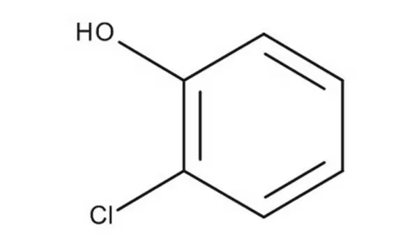 2-Chlorophenol structure, CAS 95-57-8