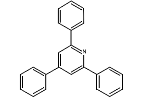 2,4,6-Triphenylpyridine structure, CAS 580-35-8