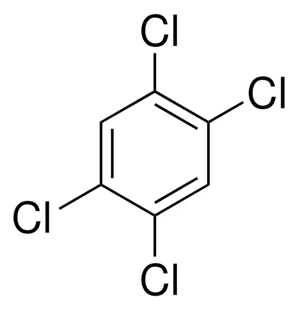 1,2,4,5-Tetrachlorobenzene structure, CAS 95-94-3
