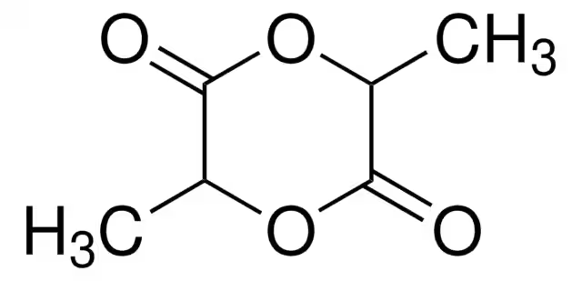 DL-Lactide structure, CAS 95-96-5