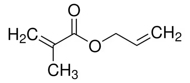 Allyl methacrylate structure, CAS 96-05-9