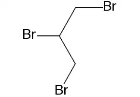 1,2,3-Tribromopropane structure, CAS 96-11-7
