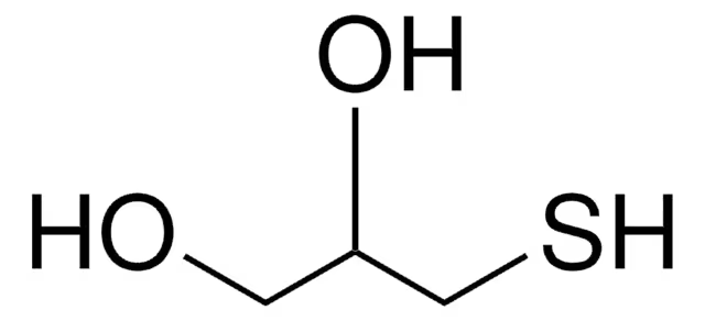 3-Mercapto-1,2-propanediol structure, CAS 96-27-5