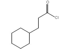 3-Cyclohexylpropionyl chloride structure, CAS 39098-75-4