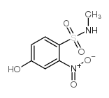 4-Hydroxy-N-methyl-3-nitrobenzenesulfonamide structure, CAS 96-58-2