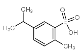 2-Methyl-5-isopropylbenzenesulfonic acid structure, CAS 96-71-9