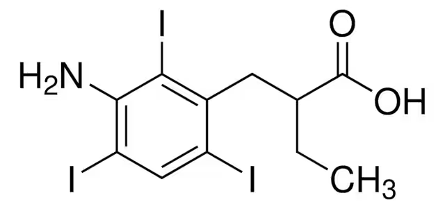 Iopanoic acid structure, CAS 96-83-3