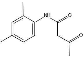 2',4'-Dimethylacetoacetanilide structure, CAS 97-36-9