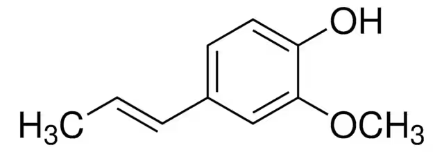 Isoeugenol structure, CAS 97-54-1