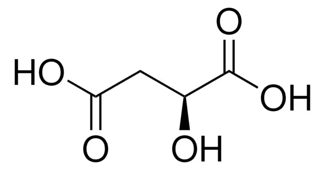 L(-)-Malic acid structure, CAS 97-67-6