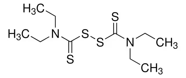 Disulfiram structure, CAS 97-77-8