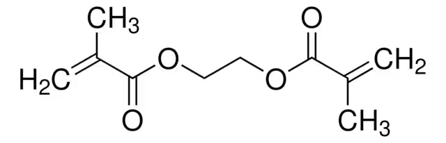 Ethylene dimethacrylate structure, CAS 97-90-5