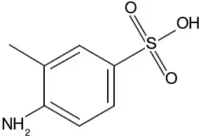 2-Aminotoluene-5-sulfonic acid structure, CAS 98-33-9